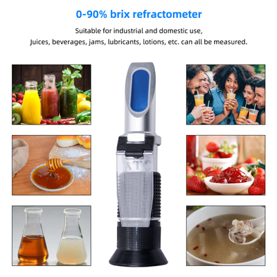 Optische Brix-refractometer 0-90 voor het meten van honing, vruchtensappen en dranken