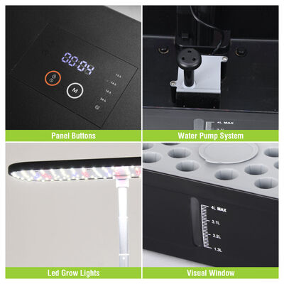 52-Pod Indoor Hydroponic Garden System met Smart Grow Light en Automatische wateringen voor thuis groenten en kruiden te kweken