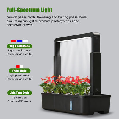 YIERYI IGS-38 Smart Indoor Hydroponic Garden System met 15-pot capaciteit Full-Spectrum LED en automatische wateringen