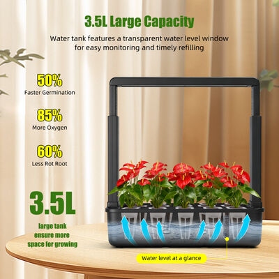 YIERYI IGS-38 Smart Indoor Hydroponic Garden System met 15-pot capaciteit Full-Spectrum LED en automatische wateringen