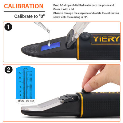 Multi Range Sucrose Refractometer Versatile instrument voor het meten van verschillende suikerspiegels in verschillende industriële toepassingen