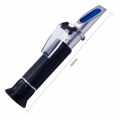 Handheld 0-100% zoutgehalte refractometer met 1.000-1.070SG bereik voor aquarium en zeewater testen