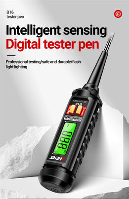 Digitale Spanningsmeter zonder contact met 12V tot 300V bereik, LCD-scherm en geluids-/lichtalarm