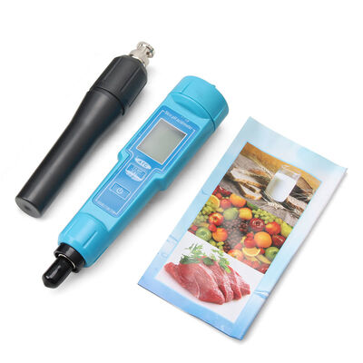 2 in 1 pH/Temp Digital pH Meter with 0.1 pH Accuracy and 0-50°C ATC Function for Lab and Pool Testing