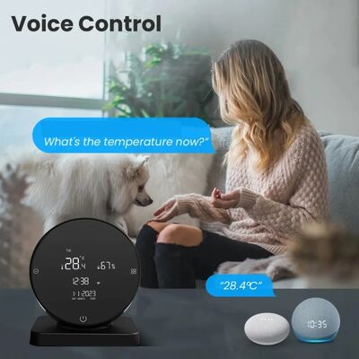 High Accuracy Smart Temperature Humidity Monitor with IP55 Protection and Tuya WiFi IR Remote Controller for Smart Home