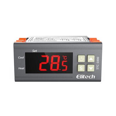 STC-1000 Digitale Thermostaattemperatuurregelaar met LCD-scherm 0,1°C Resolutie en Hoogtemperatuuralarm