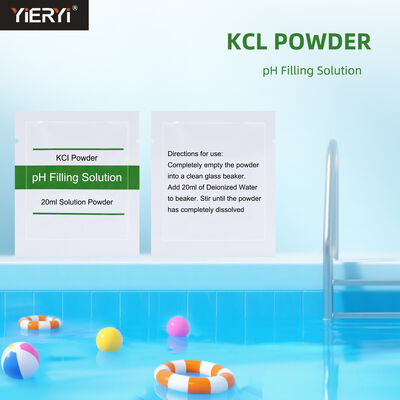 Hoge Zuiverheid KCl Poeder pH Vuloplossing 20ml voor pH Meter Kalibratie met OEM Aangepaste Ondersteuning