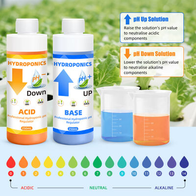 Hydroponische pH-regeling Kit met 250 ml inhoud voor optimale opname van plantenvoedingsstoffen en stabiele formule