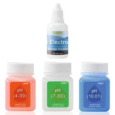 50ML en 30ML Fles PH Kalibratie Oplossing en Elektrodevloeistof met OEM Aangepaste Ondersteuning