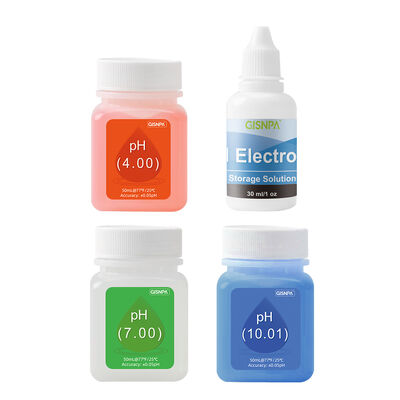 50ML en 30ML Fles PH Kalibratie Oplossing en Elektrodevloeistof met OEM Aangepaste Ondersteuning
