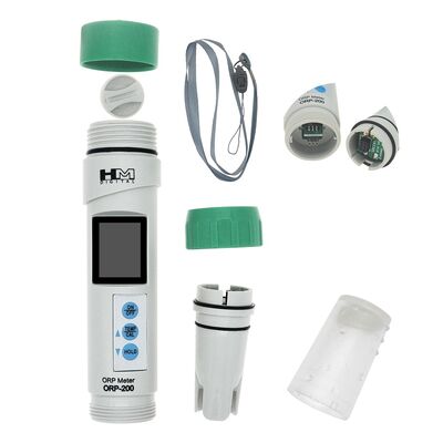 YIERYI Digitale ORP-meter Waterdichte ORP-tester met Digitale Kalibratie en Afneembare Platina-elektroden voor Waterkwaliteitsanalyse