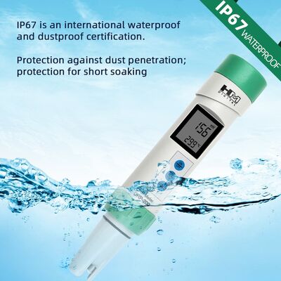 YIERYI Digitale ORP-meter Waterdichte ORP-tester met Digitale Kalibratie en Afneembare Platina-elektroden voor Waterkwaliteitsanalyse