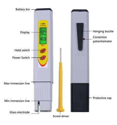 Yieryi ORP-watermeter met helder LCD-achterlicht en compact pen-type ontwerp voor -1999mV tot 1999mV-bereik