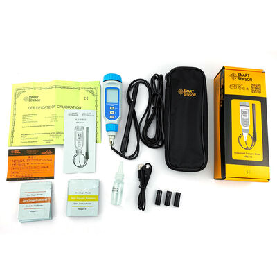 Hoge nauwkeurigheid ± 0,3 mg/l opgeloste zuurstofmeter met IP55 waterdicht ontwerp en oplaadbare batterij voor aquarium en laboratorium