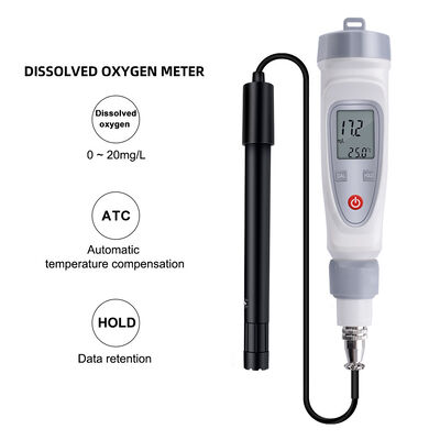 Yieryi JPB-70A Draagbare Digitale Opgeloste Zuurstofmeter met 0-20mg/L Testbereik en Automatische Temperatuurcompensatie