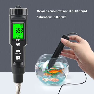 Draagbare pen-type opgeloste zuurstofmeter met een nauwkeurigheid van 0,1 mg/l en ATC voor aquarium- en vishouderij