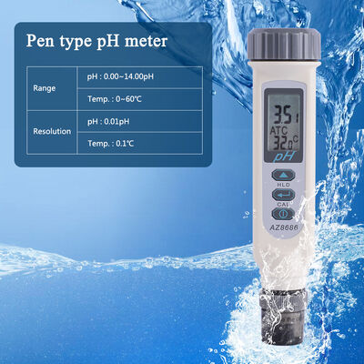 Hoge-precisie digitale pH-meter met 3-punts automatische kalibratie voor draagbare waterkwaliteitstests