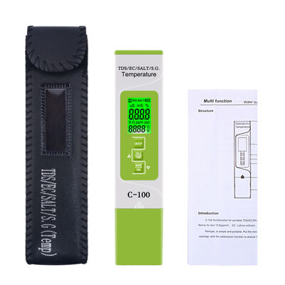 5-in-1 waterkwaliteitsmeter met LCD-scherm, hoge precisie en compact ontwerp voor aquarium en zwembad