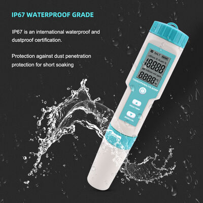 7-in-1 Multifunction Waterkwaliteitsmeter met Afneembaar Sondeontwerp en IP67 Waterdichte Behuizing