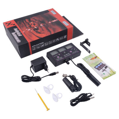 6 in 1 waterkwaliteitscontroleur met LCD-scherm en automatische temperatuurcompensatie voor PH TDS EC CF RH TEMP
