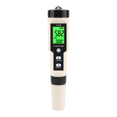 4 in 1 digitale waterkwaliteitsmeter met IP67 waterdichtheid en LCD-display voor H2, ORP, pH en temperatuurmeting