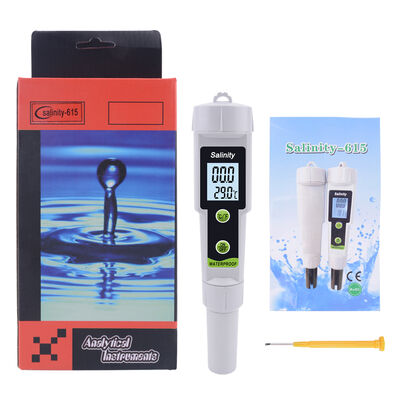Digitale zoutmeter met hoge nauwkeurigheid met LED-scherm en meetbereik van 0~199.9ppt voor drinkwater, zeewater en zwembad