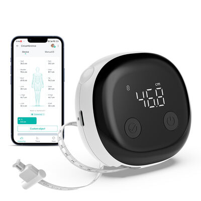 Smart Bluetooth Body Measuring Tape met ±0,2% nauwkeurigheid, herlaadbaar type-C & LED-display voor nauwkeurige metingen