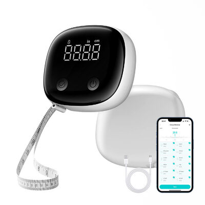 Smart Bluetooth Body Measuring Tape met ±0,2% nauwkeurigheid, herlaadbaar type-C & LED-display voor nauwkeurige metingen