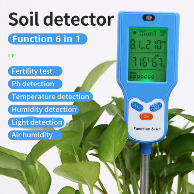 6 in 1 Soil Tester Multi Function Soil Detector voor het monitoren van plantengroei