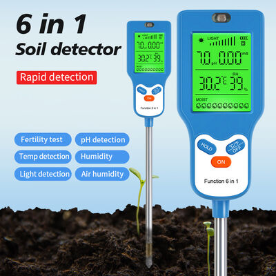 6 in 1 Soil Tester Multi Function Soil Detector voor het monitoren van plantengroei