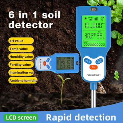 6 in 1 Soil Tester Multi Function Soil Detector voor het monitoren van plantengroei