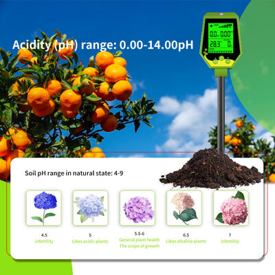 6- In -1 Soil Tester Soil / EC / Humidity / Fertility / Light / Temperature Soil Ph Meter