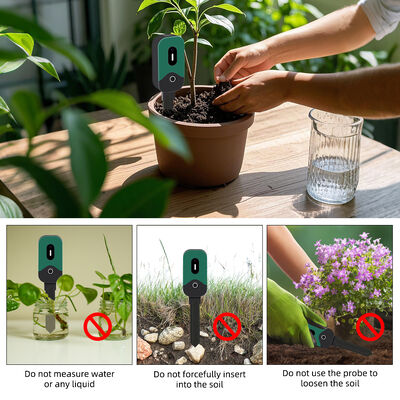 Tuya Smart Zigbee Bodem Tester Sensor Temperatuur Vochtigheid Verlichting Meetinstrument Zigbee Bodem Vochtigheid Sensor