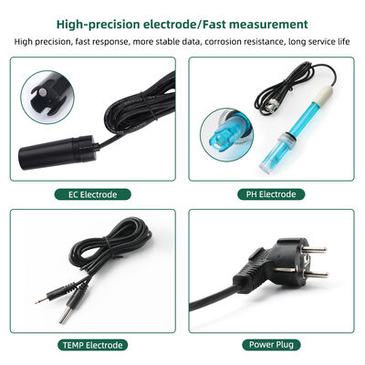Tuya Wifi Online EC Monitoring Controller ph Meter Met Data Logger Functie Hydroponische waterkwaliteitsmonitoring tester