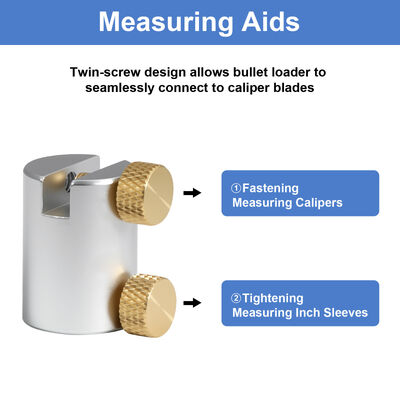 Rood aluminium afmetingsmeter set legering kaliber conversie bussen set B.350&.17 kaliber adapters voor gemakkelijke identificatie