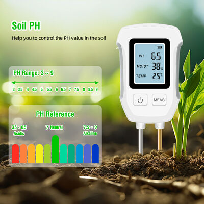 LCD Display Backlight 3 In 1 Tuin Bloemen Sensor Planten Zuurgraad Vochtigheid Detector PH Meter Bodemvocht Tester