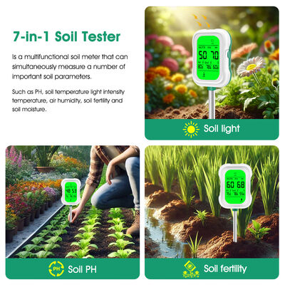 Precision 7 In 1 Soil Tester voor optimale plantengezondheid Voor tuiniers Indoor Outdoor Plant Care