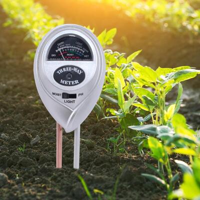 3 in 1 Bodem PH Watervochtigheidsmeter Zuurgraad Vochtigheid Zonlicht Tuinplanten Bloemen Vochtigheid Tester Instrument Tool