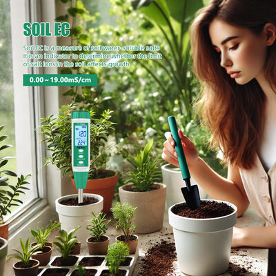 3 in 1 digitale bodem EC vochttemperatuurmeter plantenbodem zoutgehalte tester voor tuinbouw