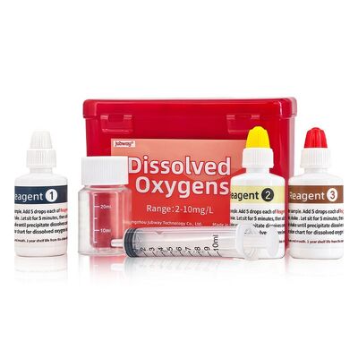 YIERYI Testkit voor opgeloste zuurstof 2-10 mg/l 120 tests voor industriële waterkwaliteitsbewaking in de aquacultuur