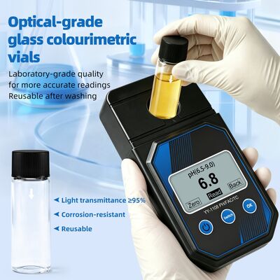 YIERYI Draagbare fotometrische nauwkeurige waterkwaliteitsmeter voor pH Restchloor Totaal Chloor