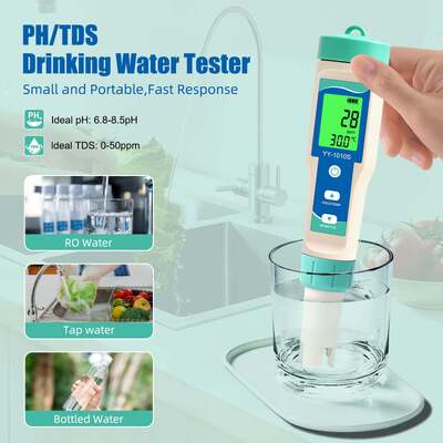 YY-1010S 10-in-1 Waterkwaliteit Testpen PH TDS EC Zoutgehalte ORP H2 S G Temperatuur Chloor Weerstand