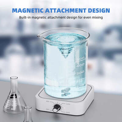 Mini-magnetische roermachine, USB-opgeladen draagbare vloeistofmixer, instelbare snelheid 200­2000 RPM, capaciteit 1,0­1,5 L, laagspanningslaboratoriummagnetische mengapparatuur