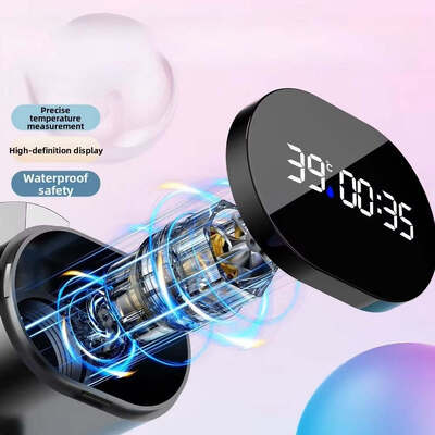 Waterkrachtopwekking, douchekop universele watertemperatuurmeter, babybadje, kinderbad, huishoudelijk visueel LED digitaal display