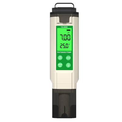 YiERYi YG-9908 4 in 1 waterkwaliteitstester PH / TDS / EC / Temperatuur Multifunctionele testpen met een hoog nauwkeurig draagbaar ontwerp