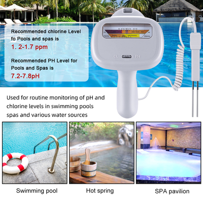 CL Tester 2-in-1 Digitale pH & Chloor Waterkwaliteit Meter voor Zwembaden, Spa's & Aquariums – Nauwkeurig & Draagbaar