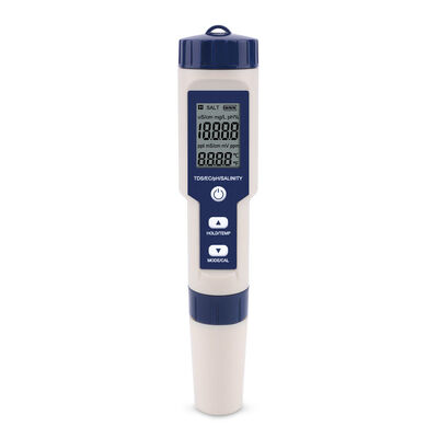 5-in-1 Digitale Water Tester met IP67 Waterdichtheid en Automatische Temperatuurcompensatie voor Zwembaden en Aquaria