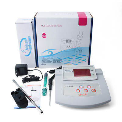 PHS-3C Automatische kalibratie Digitale pH-meter met 0-14.00PH-bereik en 2 punten kalibratie waterkwaliteitsanalysator