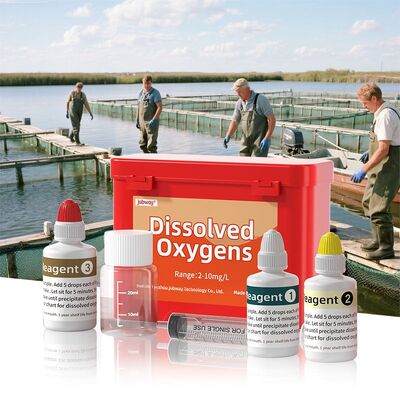 YIERYI Testkit voor opgeloste zuurstof 2-10 mg/l 120 tests voor industriële waterkwaliteitsbewaking in de aquacultuur
