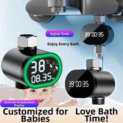 Waterkracht Baby Bad Thermometer, Universeel LED Digitaal Display Douche Watertemperatuurmeter